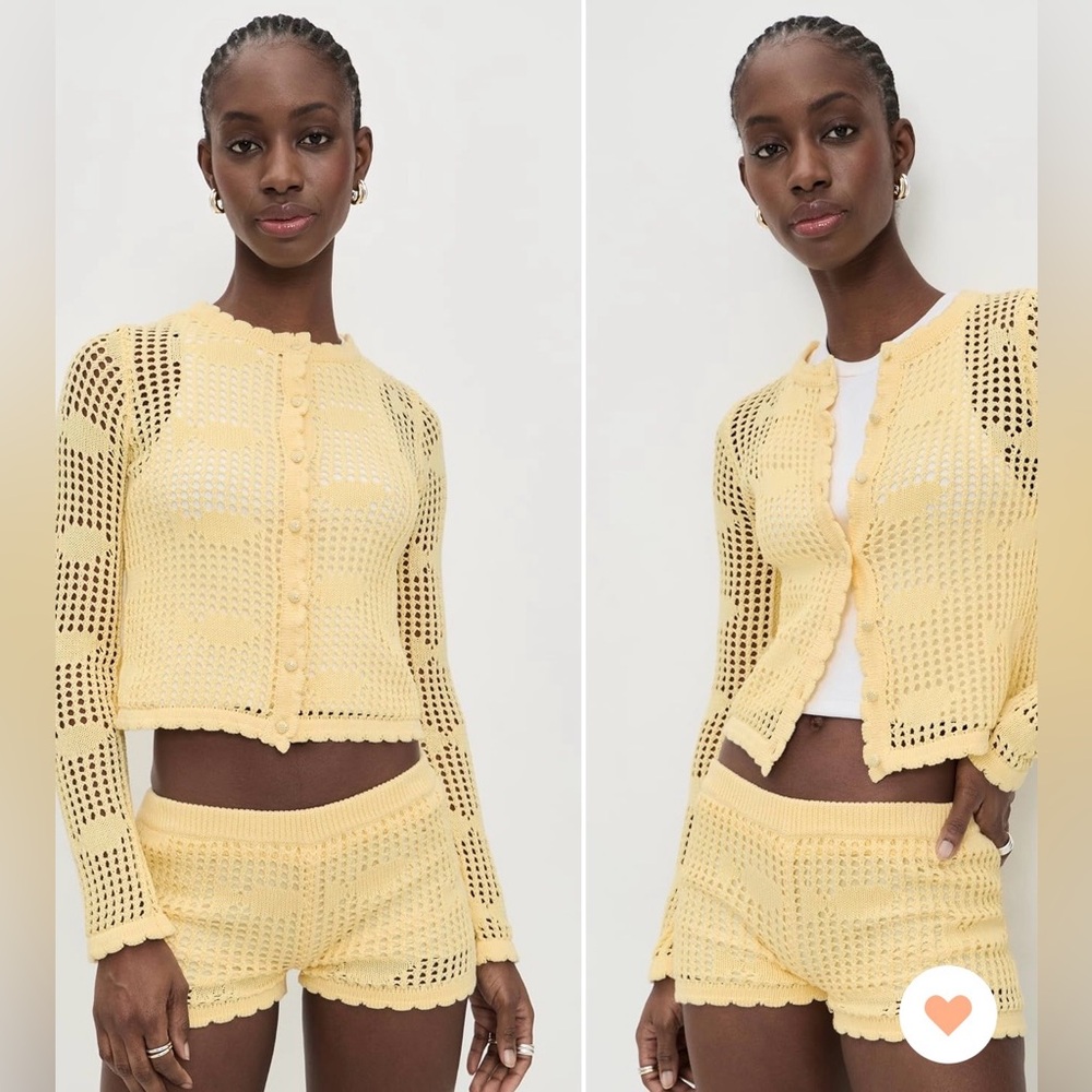 👸🏻 HOST PICK 👸🏻 Bailey Rose Crocheted Cardigan, size Large